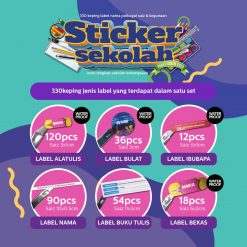 Jenis Label Sticker Sekolah