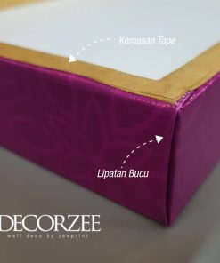 Kemasan Bucu Frame Khat