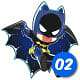 Sticker Sekolah Batman