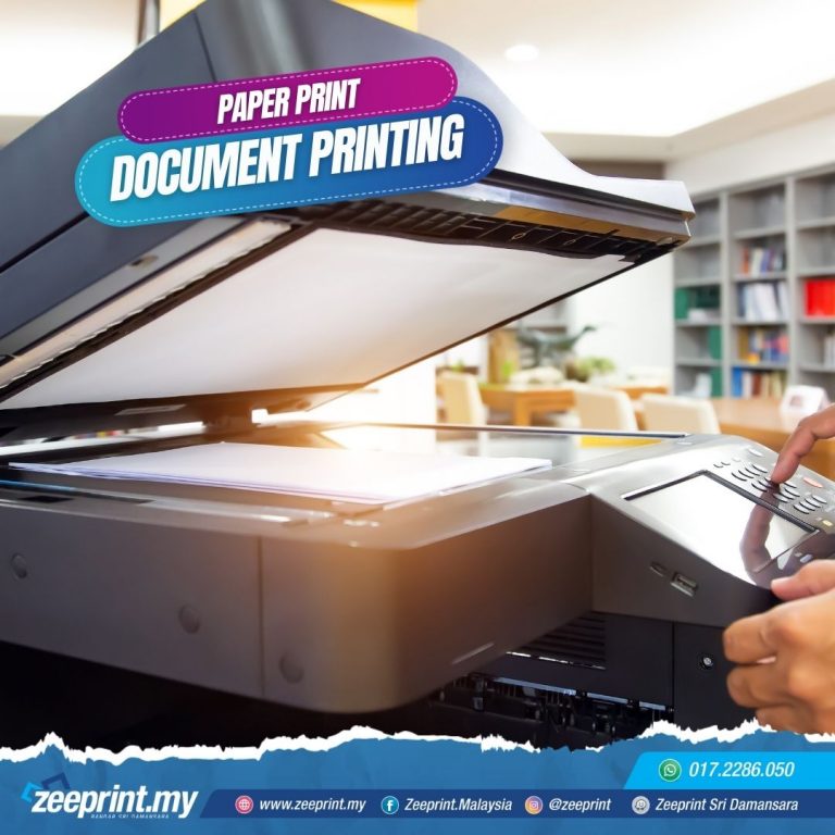 Document Printing ZEEPRINT Pos & Self Collect
