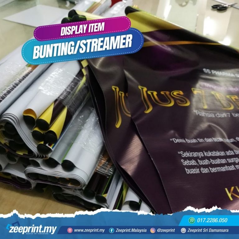 Bunting Streamer Zeeprint Kota Damansara